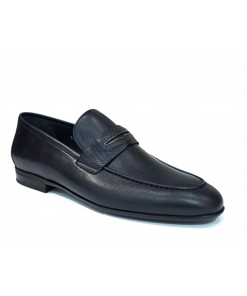 Per La Moda - 6317 Dark Blue Leather Per La Moda - 6317 Dark Blue Leather